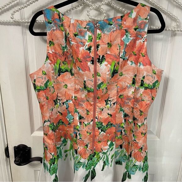 Floral Flare Fit Dress - Picture 6 of 7